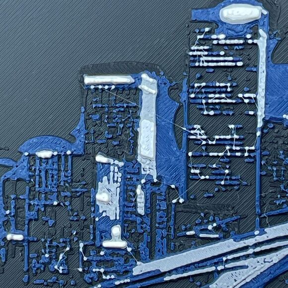 Ford Mustang Cobra Wall Art, Wall Art, Car Art, Textured Art - Picture 9 of 10